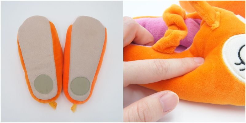 日本千趣會 - (兒童) 麵包超人造型室內拖鞋-麵包超人 (14-16cm)