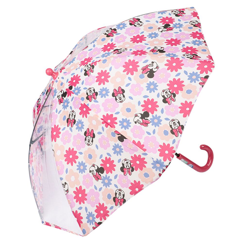 雨傘 圓弧狀傘珠-米妮-粉紅色