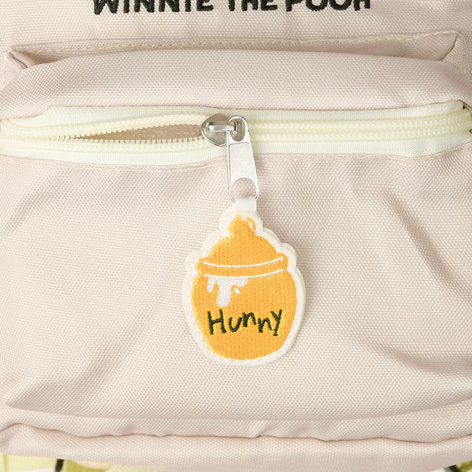 akachan honpo - 背包-迪士尼 凸毛繡-淺卡其色