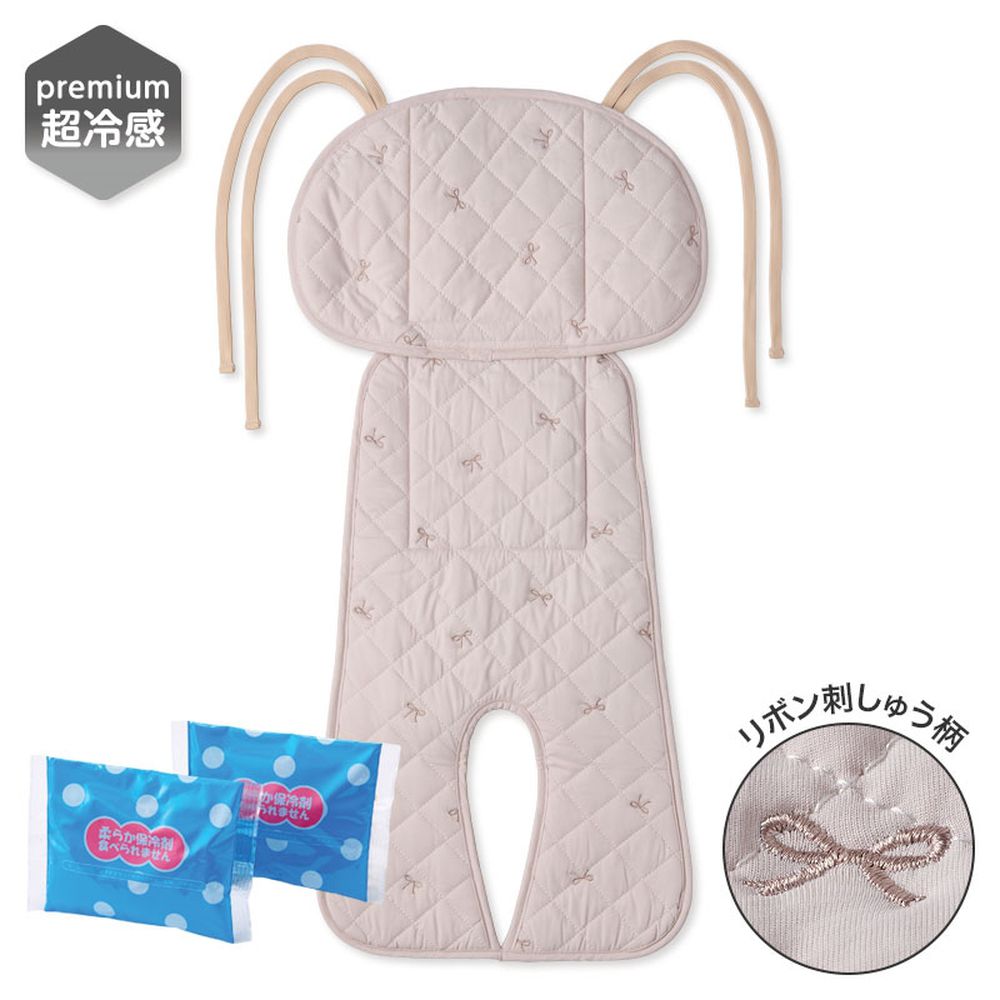 嬰兒推車用涼感墊-頂級超冷感-淺卡其色