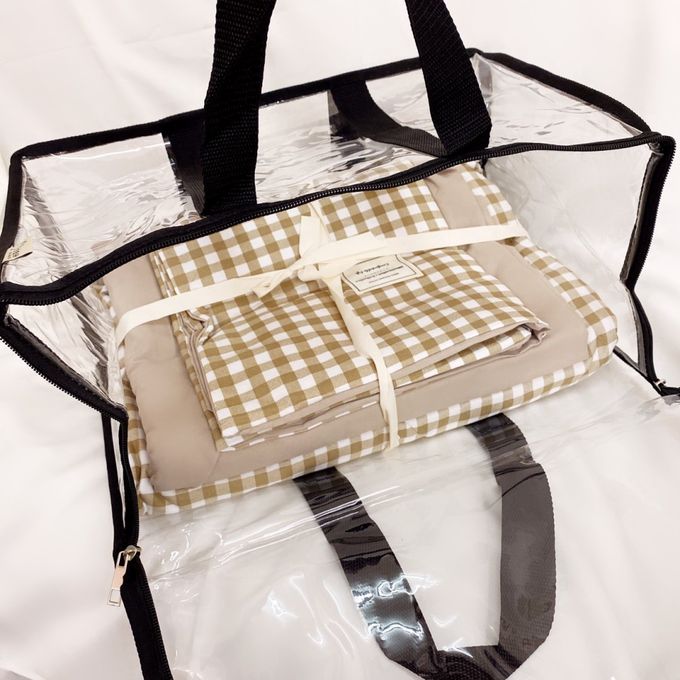 妞妞絲 - 透明棉被袋-尊爵黑 (L)