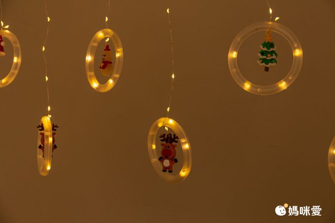 聖誕節雪花LED彩燈(八功能款)-聖誕樹 (長度約300cm)