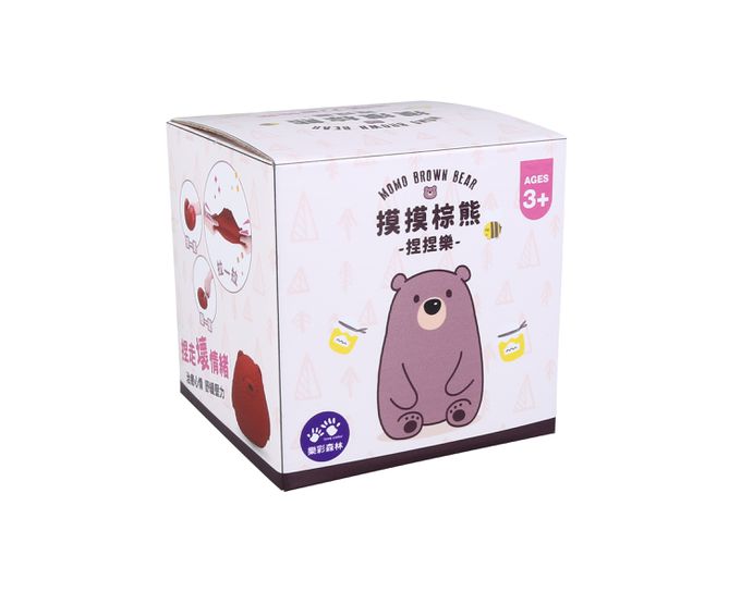 樂彩森林 - 療癒捏捏樂-摸摸棕熊