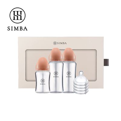 Simba 小獅王辛巴 - 限定初綻新生奶瓶禮盒-覓粉