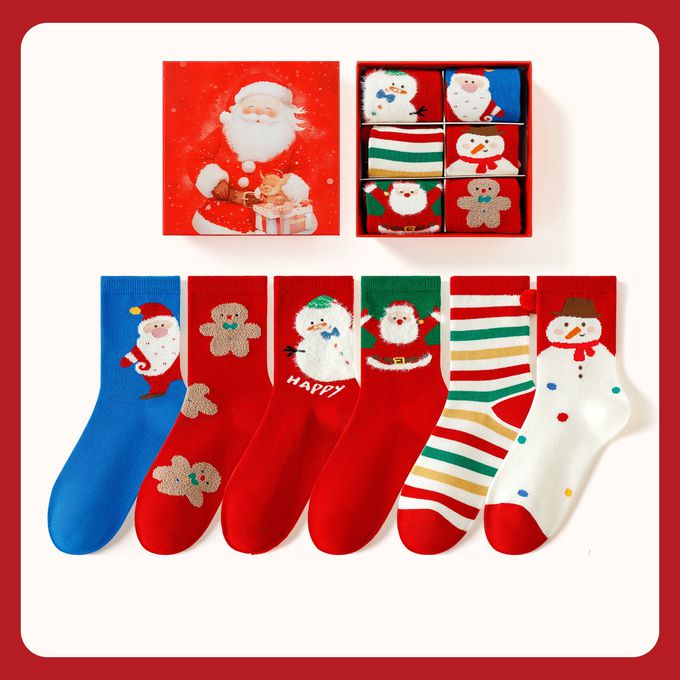 聖誕主題襪 聖誕襪禮盒 聖誕交換禮物
