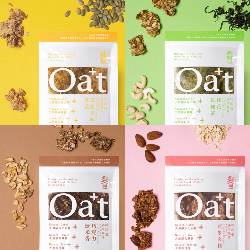 滿499贈一口酥！【豐食OAT+】燕麥片 巧克力/香蕉/桂花包種茶