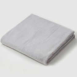 日本 CB JAPAN - 泡泡糖 超柔系列超細纖維3倍吸水浴巾-典雅灰 (W1200 X H600mm)