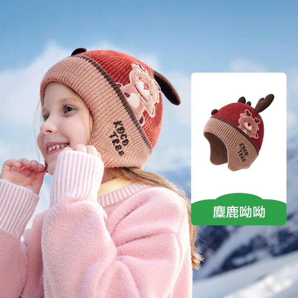 石墨烯動物護耳帽-麋鹿呦呦 (S(46-50CM))