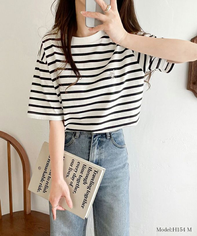 日本 Classical Elf - Java 純棉logo定番款短袖上衣-灰杏