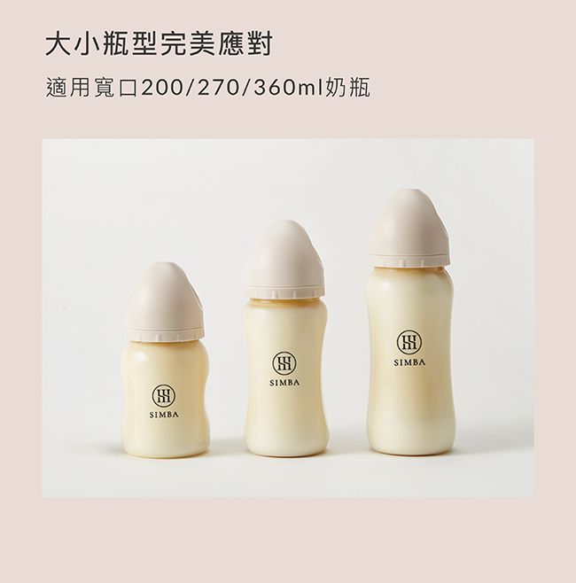 Simba 小獅王辛巴 - 蘊蜜寬口奶瓶瓶蓋組-晨藍