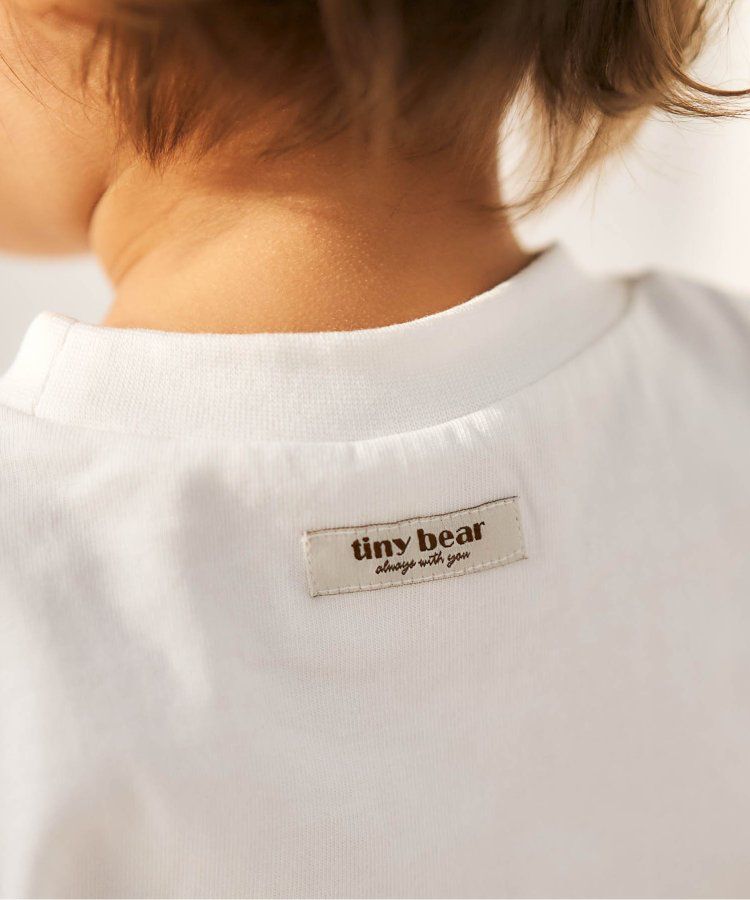 日本 apres les cours - 超萌小熊聯名特色刺繡短袖上衣-海軍熊-黃