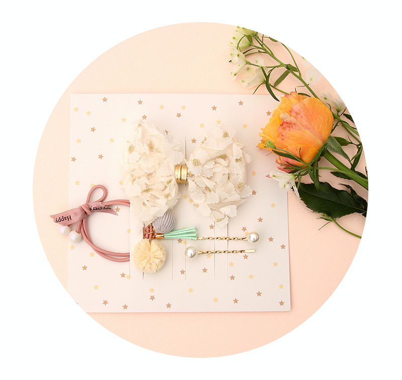 韓國 Bimbo Bimba - 髮飾禮盒組-米A