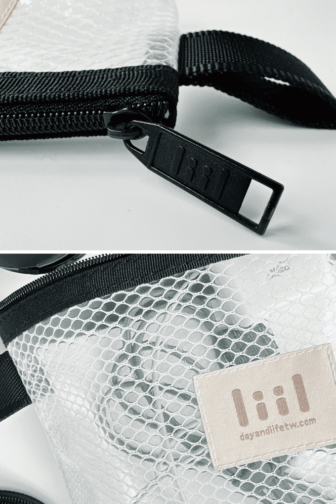 理理 liil - 霧透隨行立立袋-黑 (2入組)-L