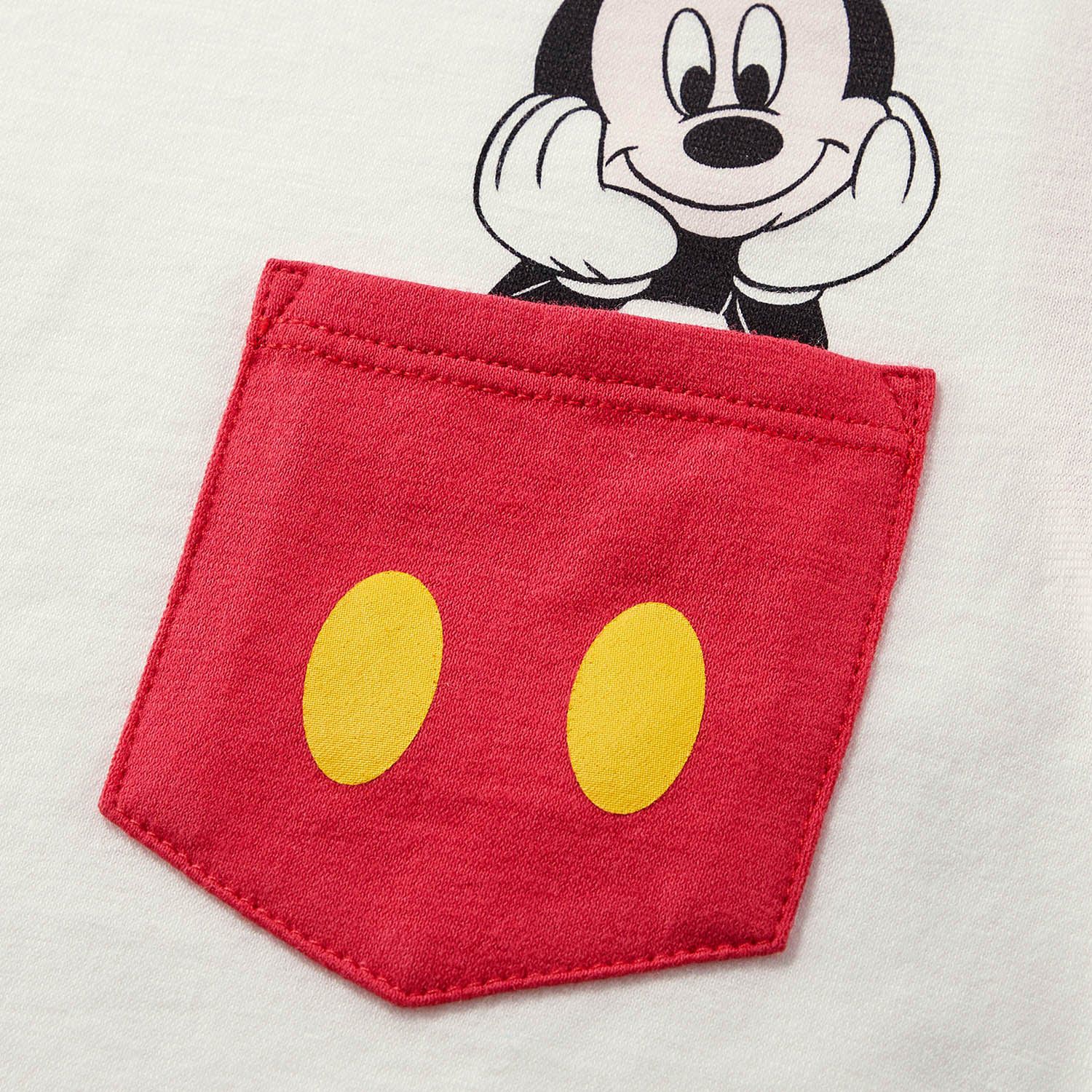 日本千趣會 - 迪士尼 純棉涼爽短袖家居服/睡衣-瑪莉貓-粉x紅