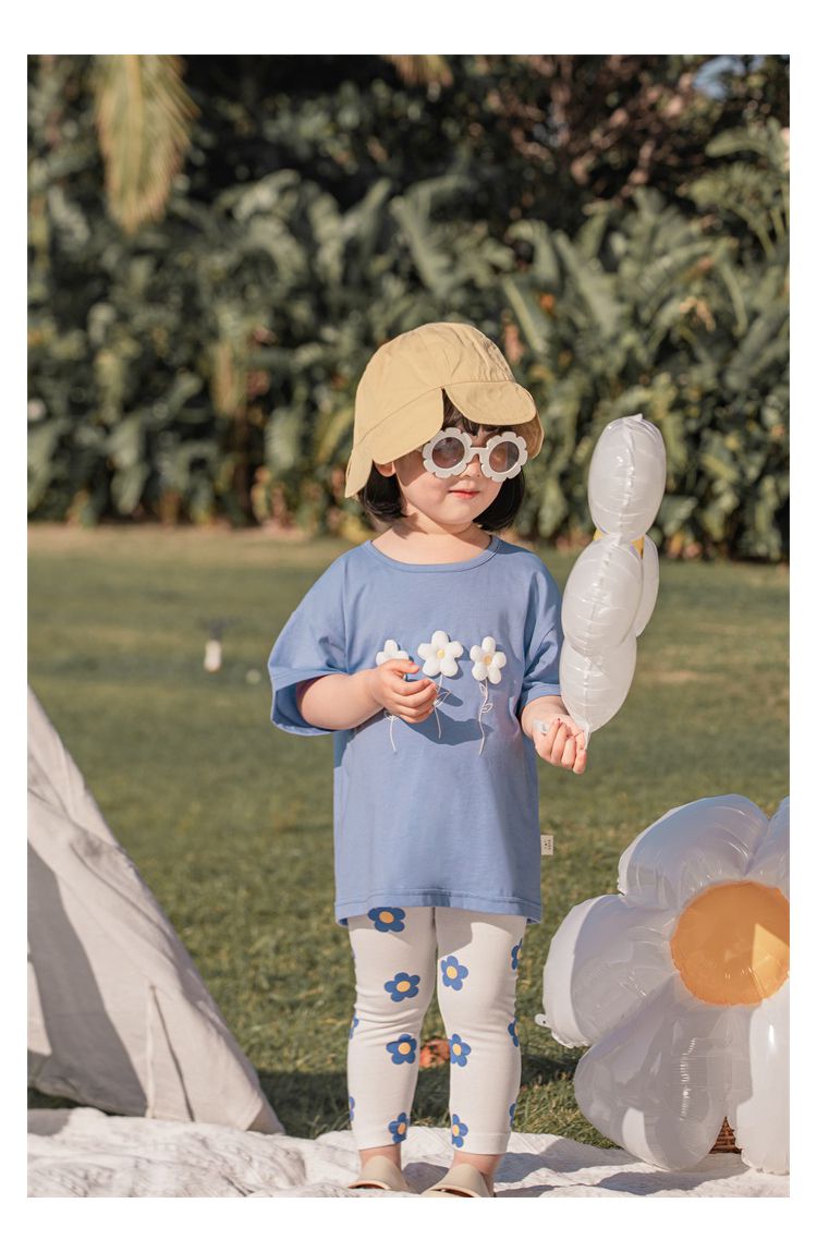 純棉立體圓領休閒短袖上衣-愛心-粉色