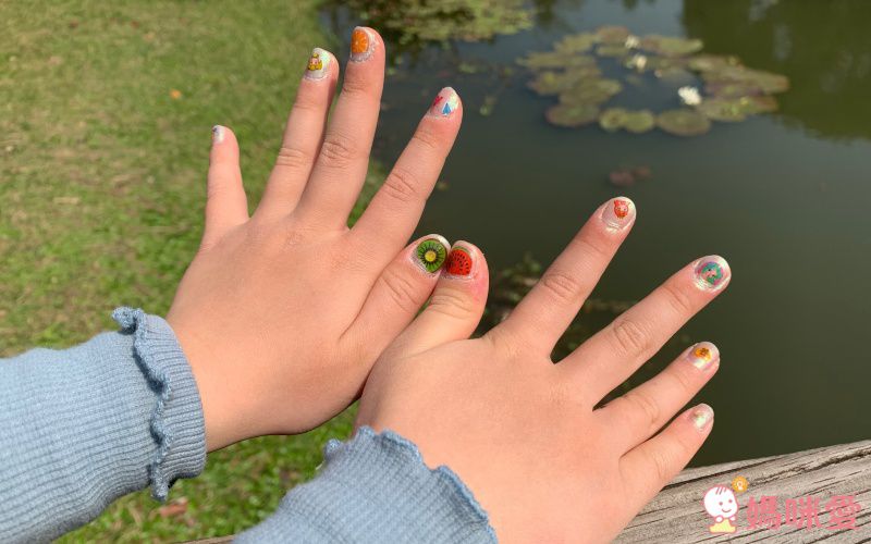 韓國 Pink Princess - 裝飾用指甲貼-彩虹日子