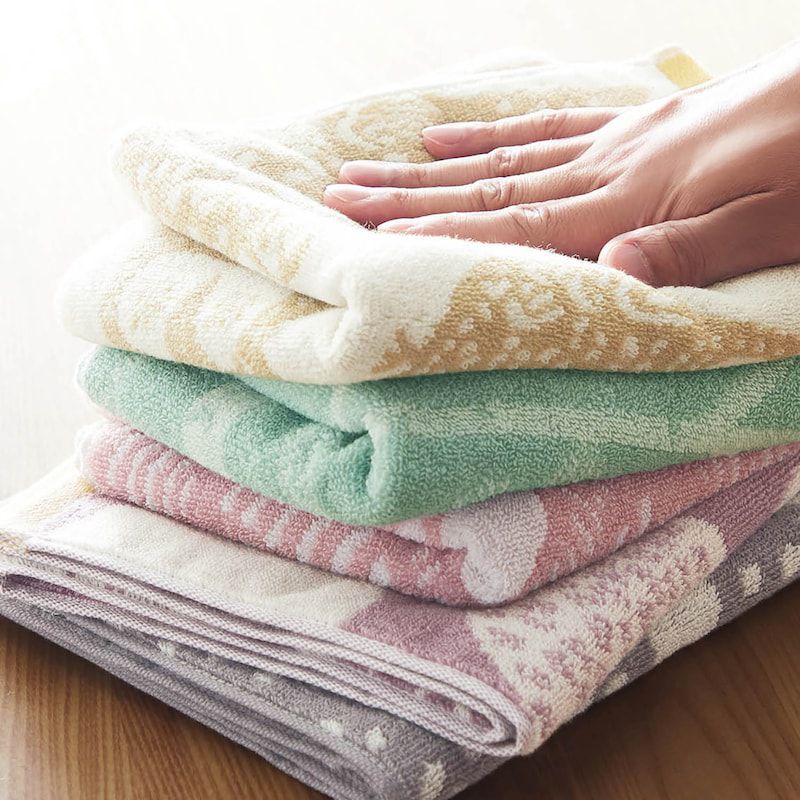 日本千趣會 - 北歐風 吸水速乾毛巾-白熊-石墨灰 (34×80cm)