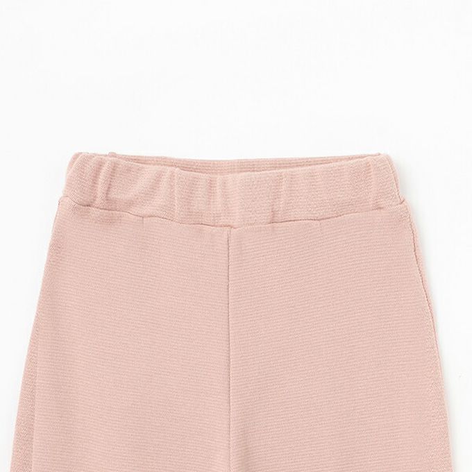 日本 Lycee mine - 愛心口袋開衩微喇叭長褲-藍