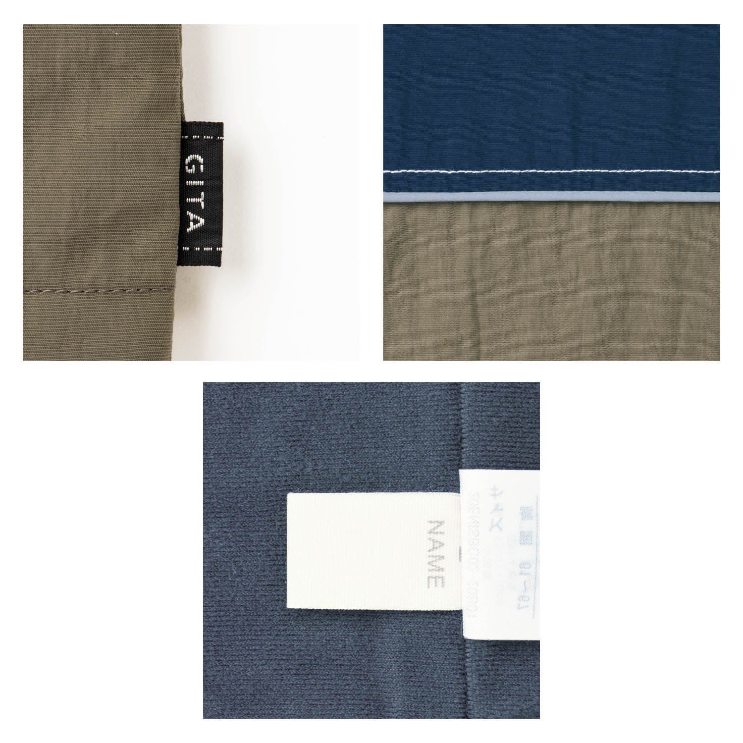 日本千趣會 - GITA 撥水加工 內刷毛防風外套-焦糖棕x海軍藍