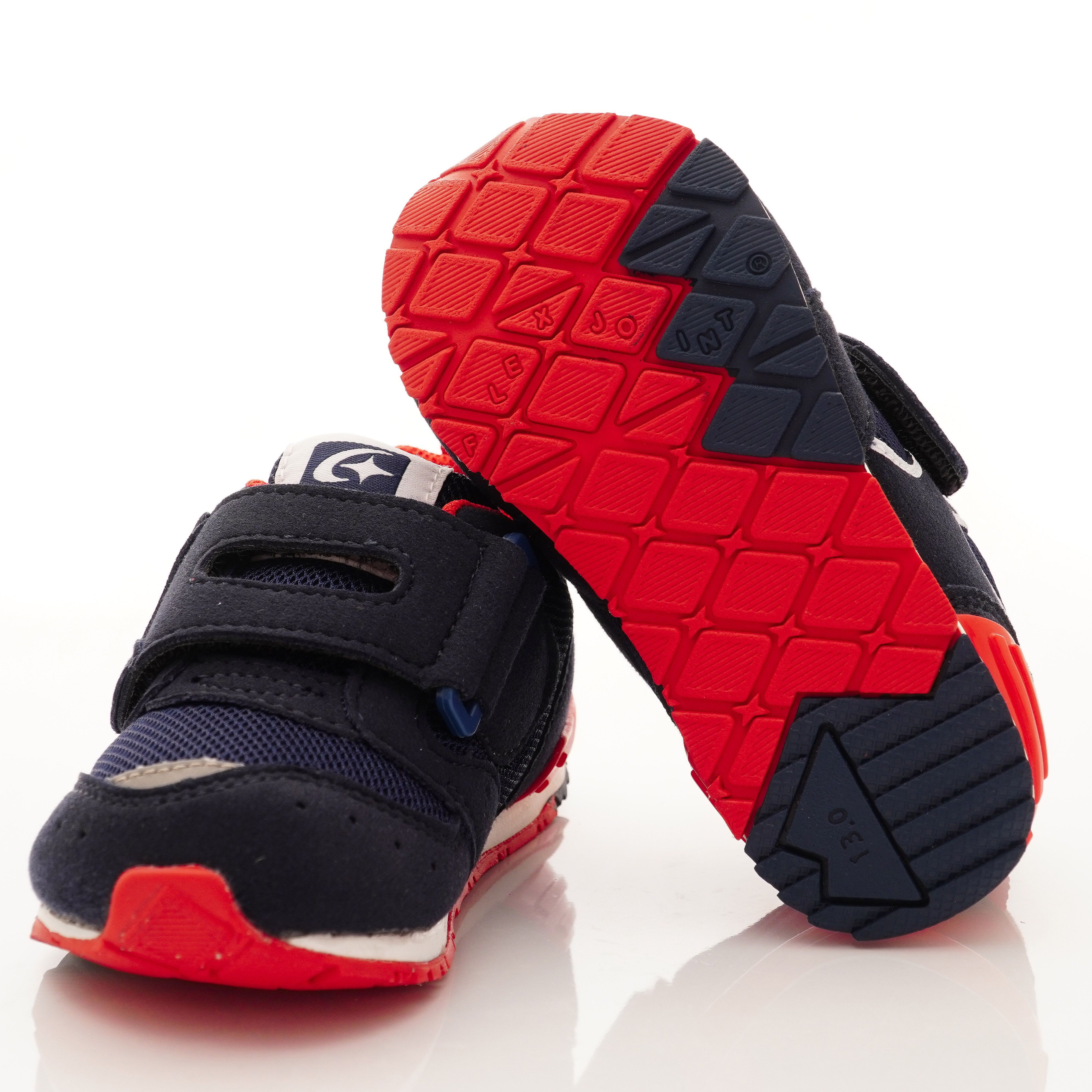 Moonstar日本月星 - 機能童鞋-HI系列2E學步鞋(寶寶段)-深藍/紅