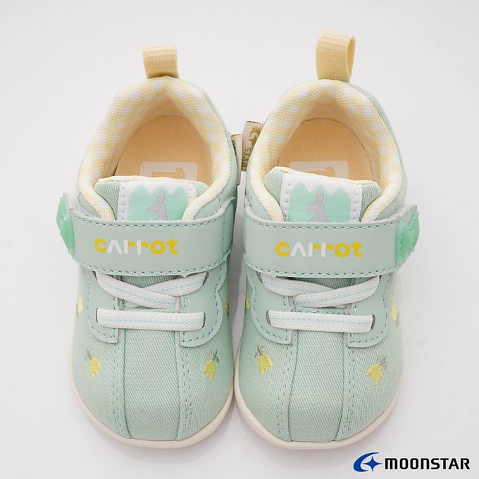 Moonstar日本月星 - 赤子心系列寶寶學步機能鞋-CRB1417綠(寶寶段)-學步鞋-綠