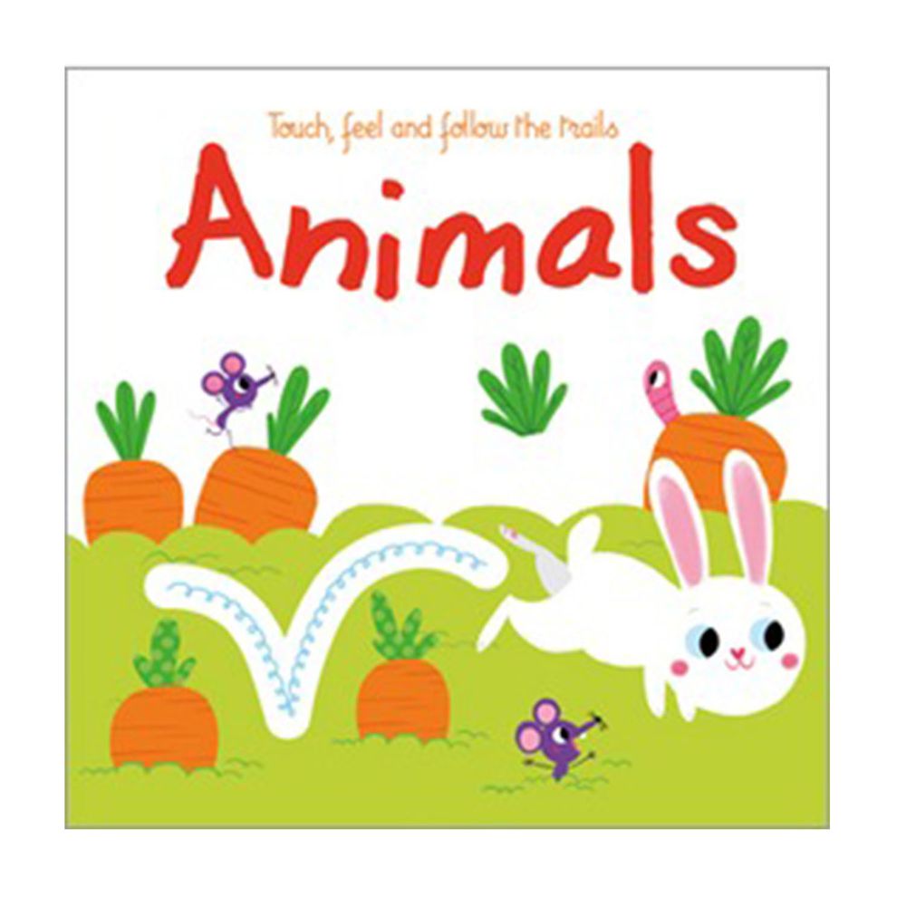 Kidschool - ANIMALS: TOUCH, FEEL AND FOLLOW THE TRAILS 觸摸軌道書：動物