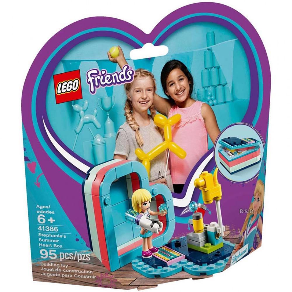 樂高 LEGO - 樂高 Friends 姊妹淘系列 - 斯蒂芬妮的夏日心型盒 41386-95pcs