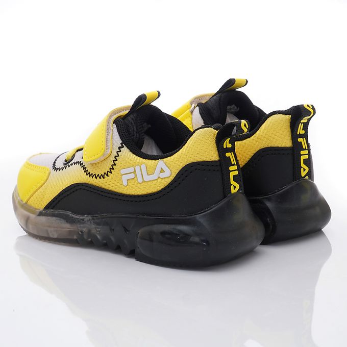 FILA - FILA康特杯電燈運動鞋款(中小童段)-運動鞋-黑黃