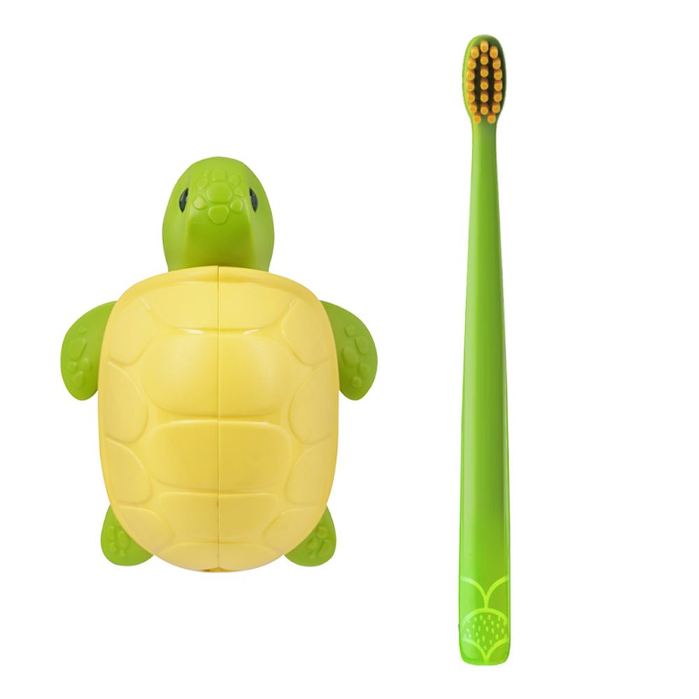 Flipper - 專利輕觸開關牙刷架(COMBO PACK)-海洋系-海龜