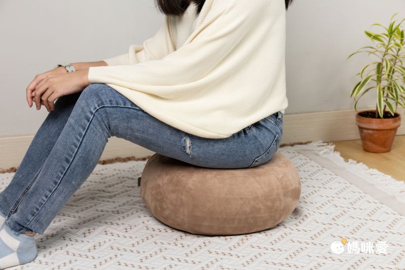 日本小泉 - FITPOP多功能運動塑身瑜伽球/坐墊/桌子-灰藍 (Φ43×25㎝)