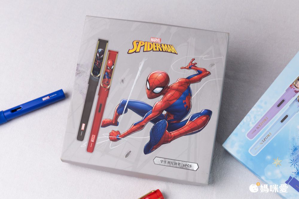 卡通精美兒童鋼筆禮盒組(6入)-卡通人物米奇 (16x16.3x2.3cm)