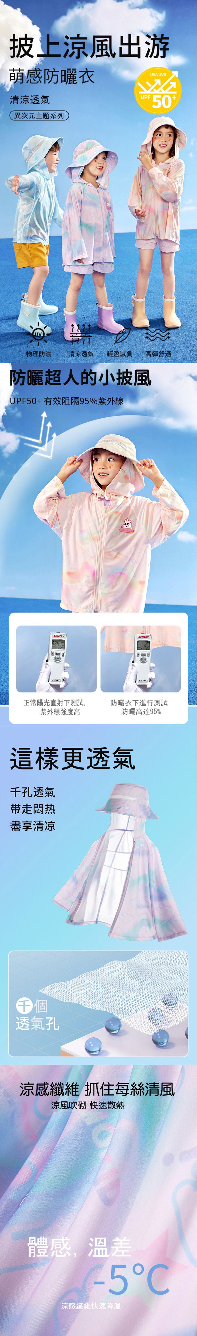 韓國lemonkid - 兒童防曬外套-波利尼紫