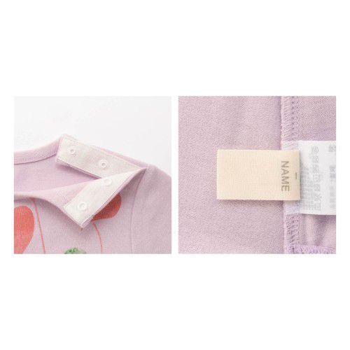 日本千趣會 - 天竺棉印花短T(小童)-Lovely愛心-白