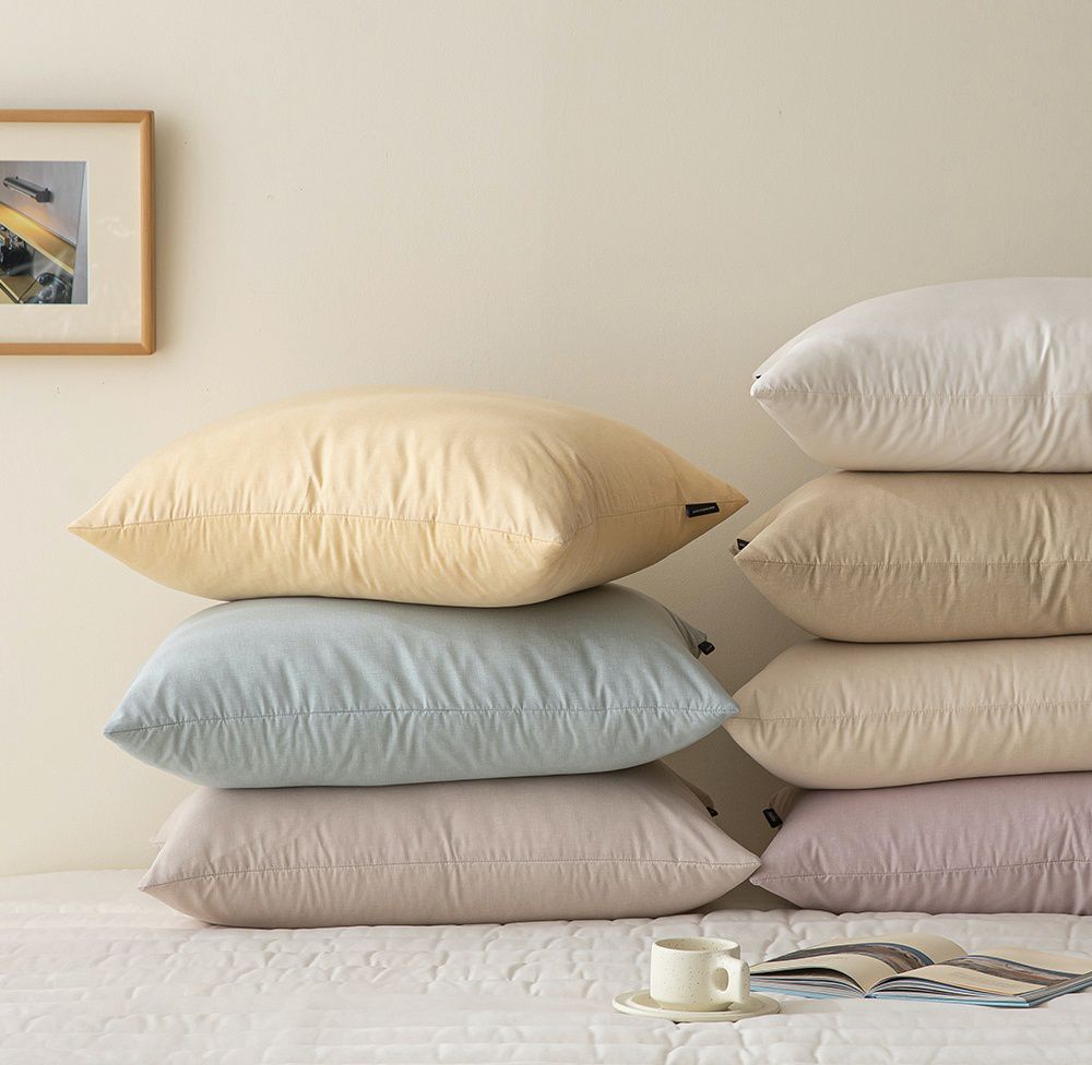 韓國 Maatila - 棉花糖枕套-可可鬆餅 (50X70cm)