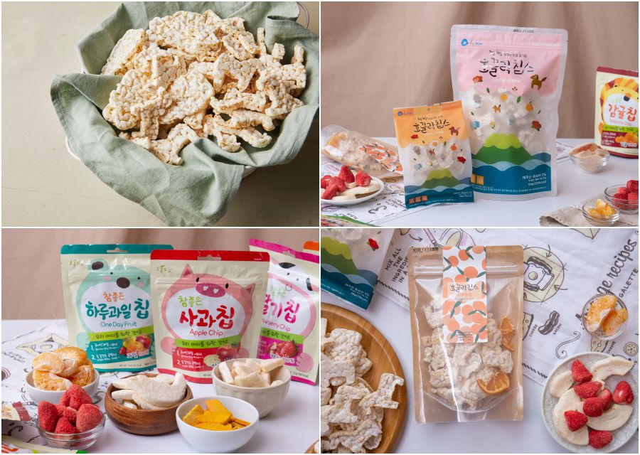 【濟州媽咪】韓國幼兒米餅脆片＆寶寶水果乾