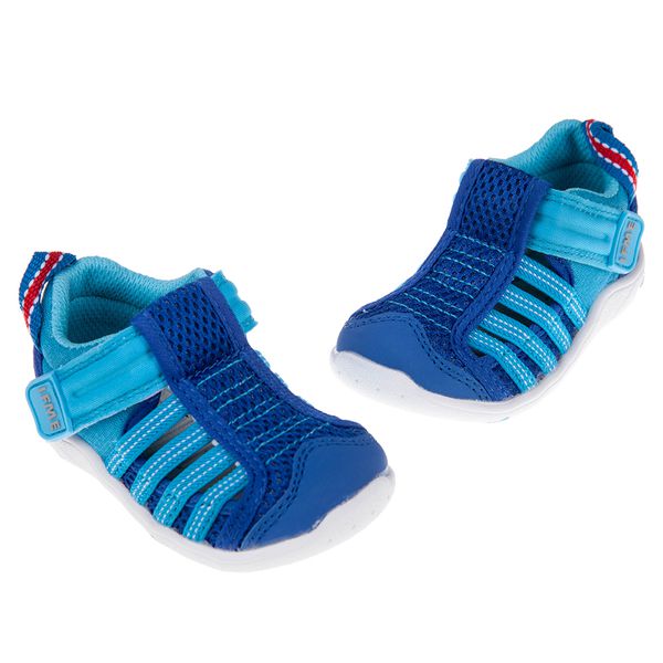 IFME - 新彩藍色寶寶機能水涼鞋
