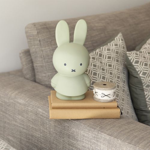 Miffy米菲兔莫蘭迪公仔存錢筒(中號)-藍綠色
