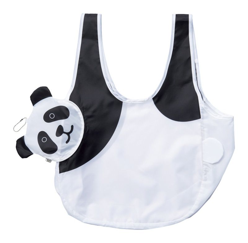 日本 Seto Craft - 動物造型隨身購物袋/環保袋-樹懶 (28.5L)