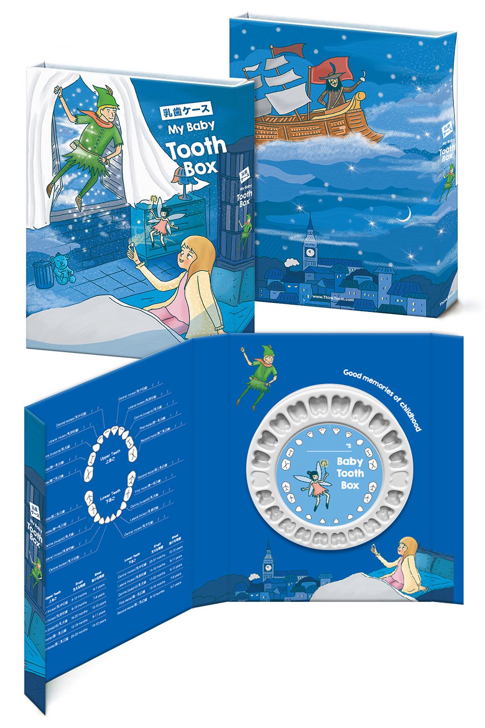 ThinkTooth - 日系童話乳牙盒-小飛俠