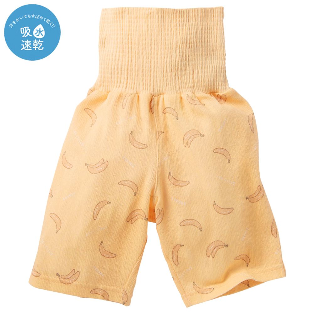 家居褲 附肚圍-香蕉-黃色