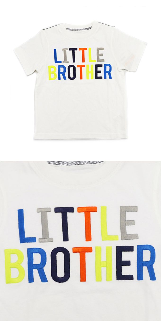 美國 Carter's - 英文字母刺繡短袖上衣 (3 T)