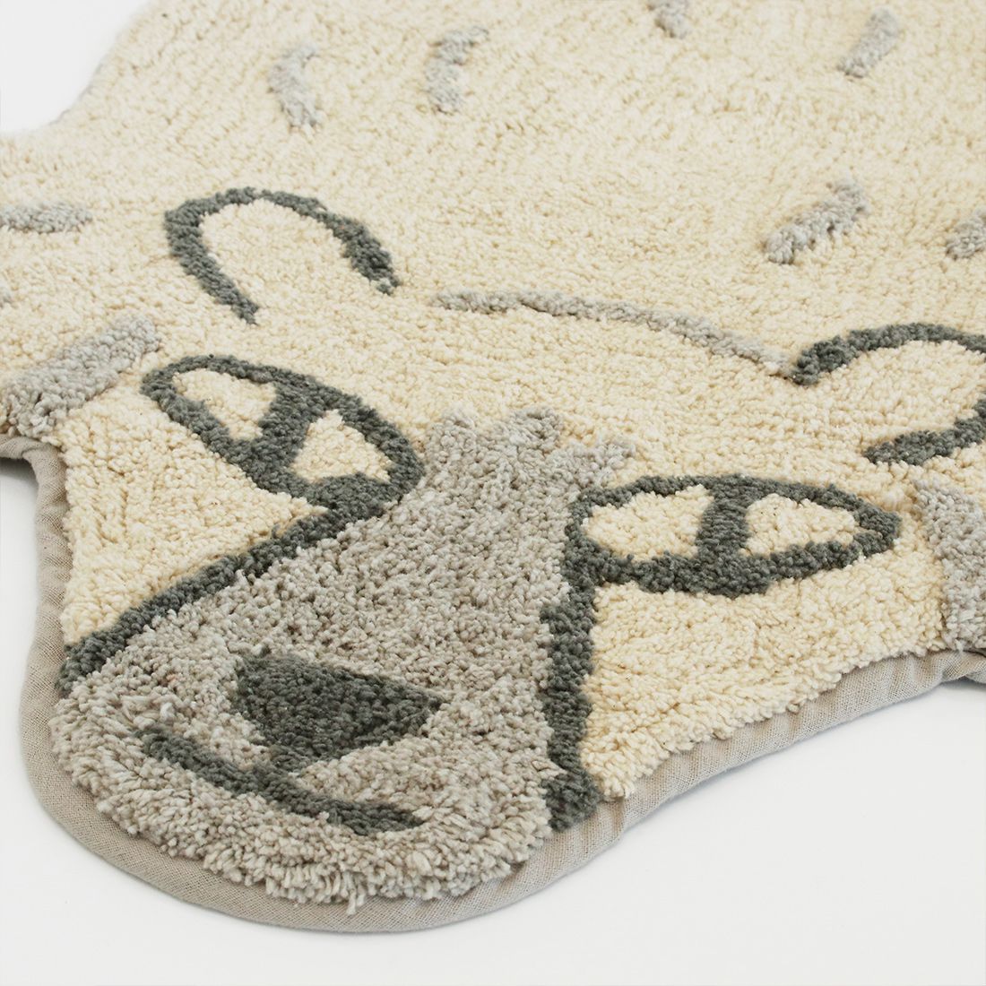 日本 TOMO - 動物系 短絨吸水腳踏墊/地墊-老虎-トラ (69×54cm)