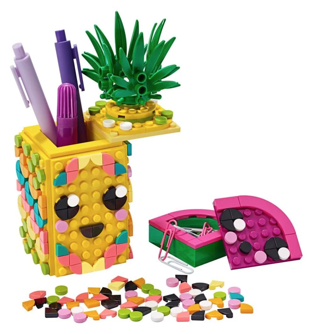 樂高 LEGO - LEGO樂高 DOTS 水果豆豆筆筒 Pineapple Pencil Holder 41906