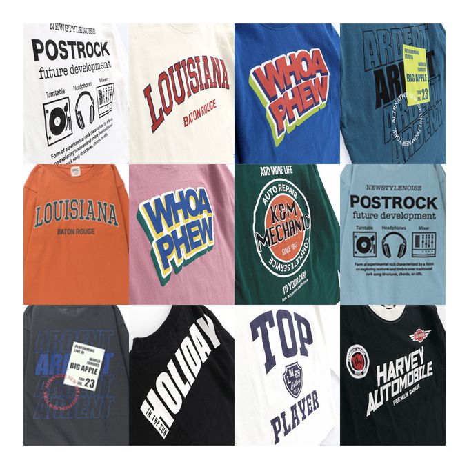 日本 BRANSHES - 100%棉 英文標語落肩長袖上衣-玫瑰粉