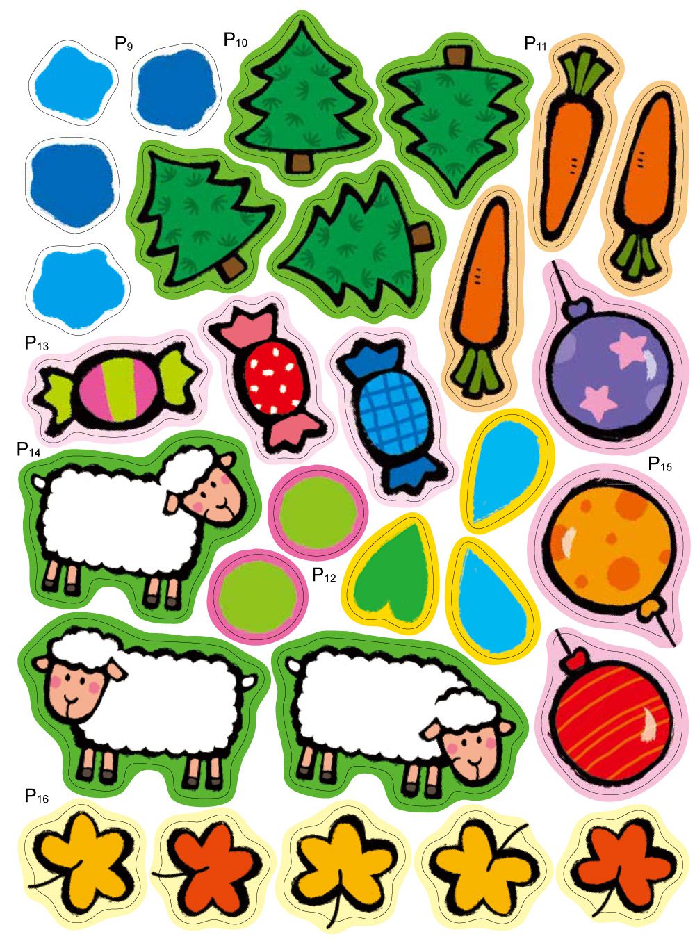 双美生活文創 - 5Q益智貼紙書：熊熊學打鼓