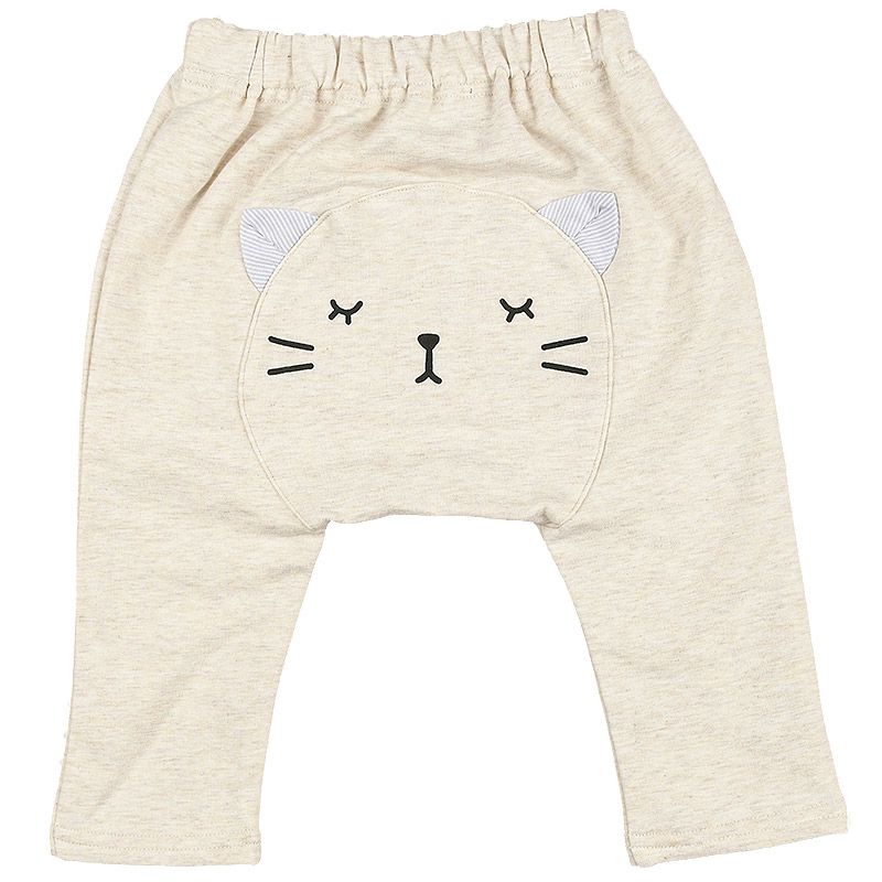 akachan honpo - 女10分造型屁屁褲-動物-淺卡其色