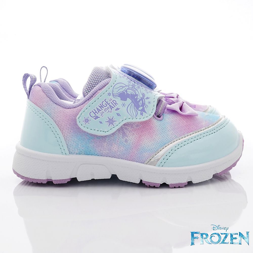 冰雪奇緣 - 台灣製冰雪奇緣電燈款(中小童段)-運動鞋-湖水藍