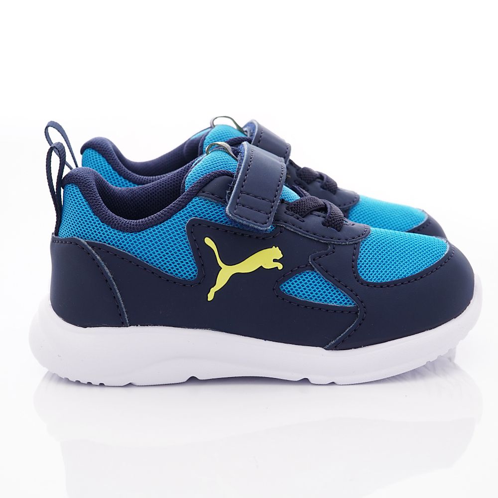 puma - 輕量彈力學步鞋(寶寶段)-藍