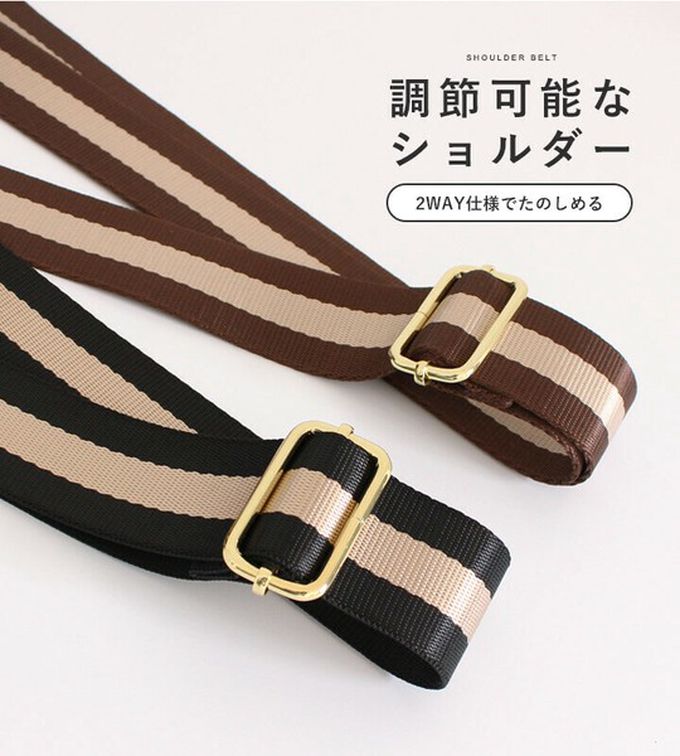 日本 LIZDAYS - 防潑水 輕巧絎縫方形側背小包-軍綠x黑