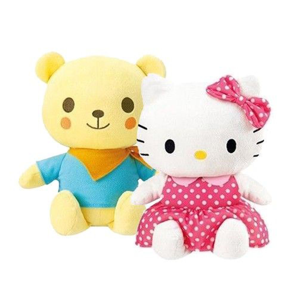 日本 Combi - 音樂安撫娃娃-熊熊好朋友+Hello Kitty 好朋友-0~3個月起